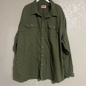 Wrangler button down tee